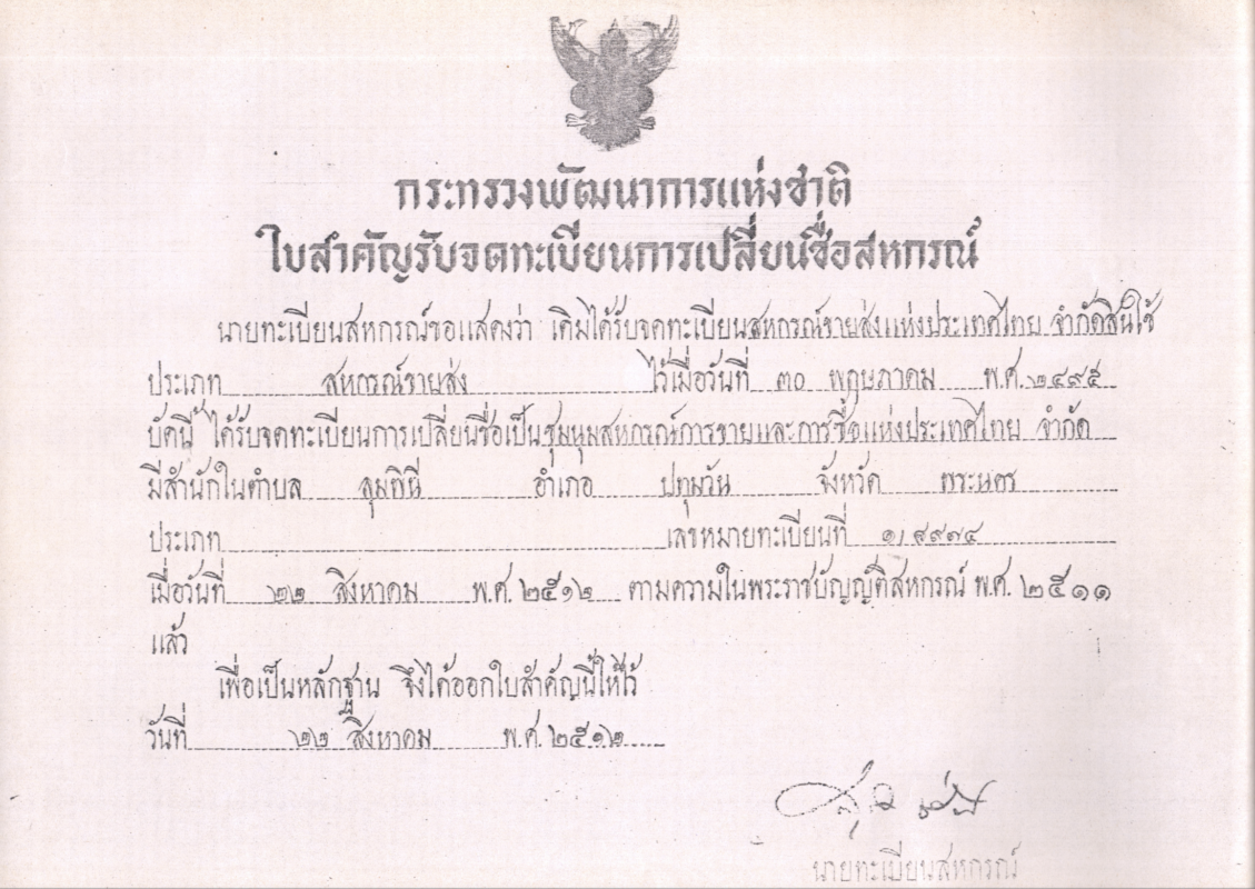 ชุมนุมสหกรณ์การเกษตรแห่งประเทศไทย จำกัด (สำนักงานใหญ่)