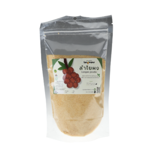 ลำไยผง Longan Powder ไม่ผสมน้ำตาลทราย 500 กรัม
